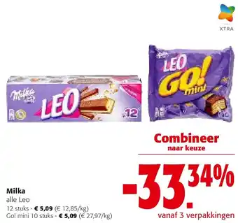 Colruyt Milka alle Leo 12 stuks aanbieding