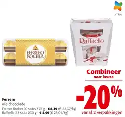 Colruyt Ferrero Ferrero Rocher 30 stuks 375 g aanbieding