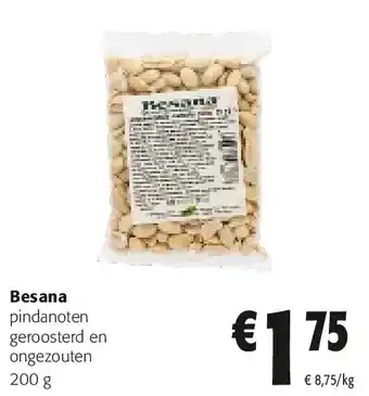 Colruyt Besana pindanoten geroosterd en ongezouten 200 g aanbieding