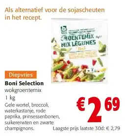 Colruyt Boni Selection wokgroentemix 1 kg aanbieding