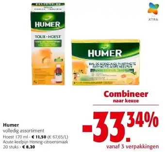 Colruyt Humer Hoest 170 ml aanbieding