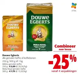 Colruyt Mildou gemalen koffie 250 g aanbieding