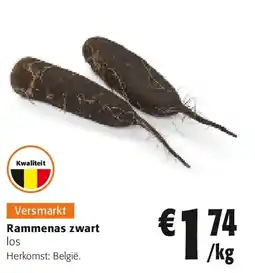 Colruyt Rammenas zwart aanbieding