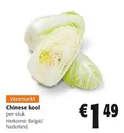 Colruyt Chinese kool aanbieding