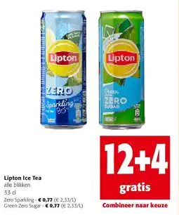 Colruyt Lipton Ice Tea Zero Sparkling aanbieding