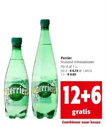 Colruyt Perrier bruisend mineraalwater 50 cl aanbieding