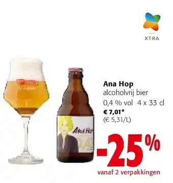 Colruyt Ana Hop alcoholvrij bier 0,4 % vol 4 x 33 cl aanbieding