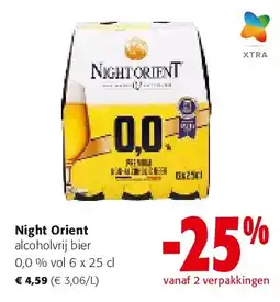 Colruyt Night Orient alcoholvrij bier 0,0 % vol 6 x 25 cl aanbieding