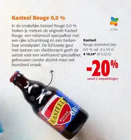 Colruyt Kasteel Rouge alcoholvrij bier aanbieding