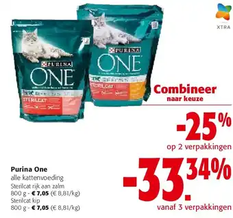 Colruyt Sterilcat rijk aan zalm 800 g aanbieding