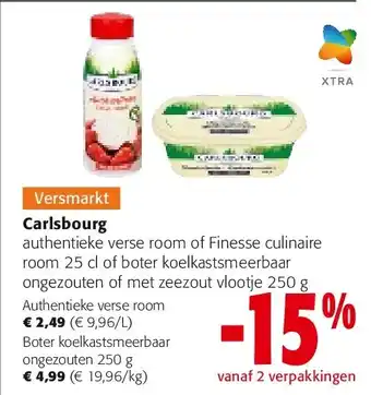 Colruyt Authentieke verse room aanbieding