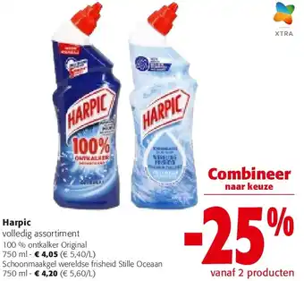 Colruyt Harpic volledig assortiment aanbieding