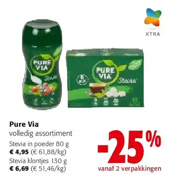 Colruyt Stevia in poeder 80 g aanbieding