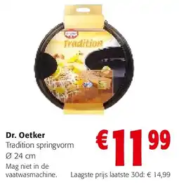 Colruyt Dr. Oetker Tradition springvorm aanbieding