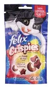 Colruyt Purina Felix Crispies Rund & kip aanbieding