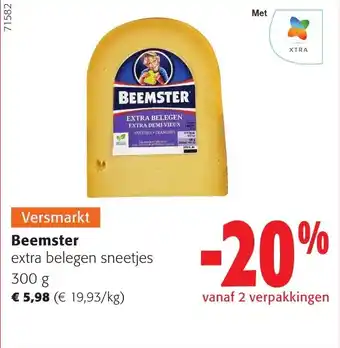 Colruyt Beemster extra belegen sneetjes aanbieding