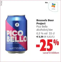 Colruyt Brussels beer project pico bello alcoholvrij bier aanbieding