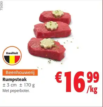 Colruyt Rumpsteak ±3 cm 170 g aanbieding