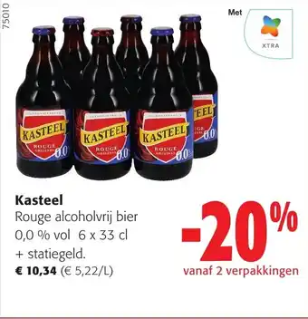 Colruyt Kasteel rouge alcoholvrij bier aanbieding