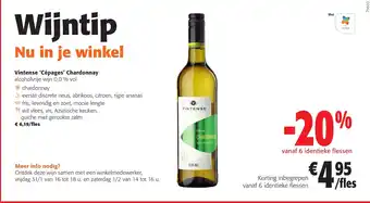 Colruyt Vintense Cépages Chardonnay aanbieding