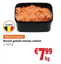 Colruyt Bereid gehakt tartaar varken aanbieding