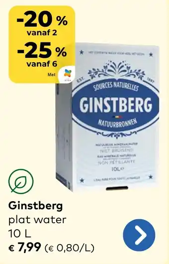 Bio Planet Ginstberg plat water aanbieding