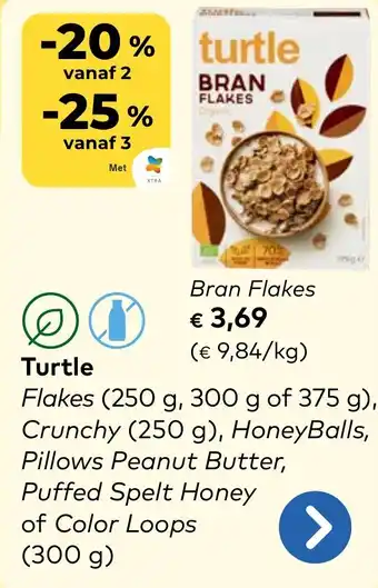 Bio Planet Turtle bran flakes aanbieding