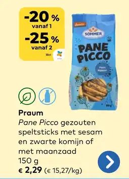 Bio Planet Praum Pane Pic met maanzaad aanbieding