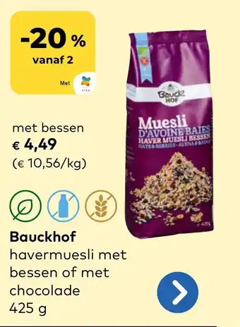 Bio Planet Bauckhof met bessen aanbieding