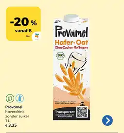 Bio Planet Provamel haverdrink zonder suiker aanbieding