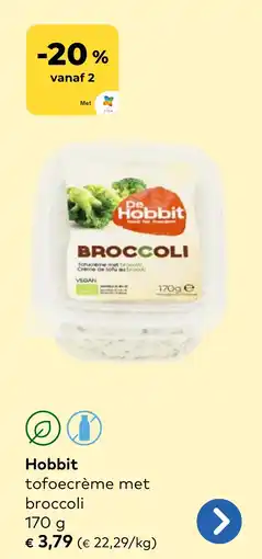 Bio Planet Hobbit tofoecrème met broccoli aanbieding