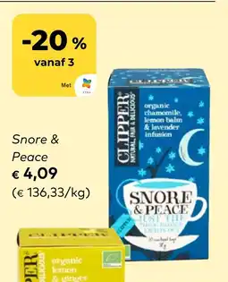 Bio Planet Clipper Snore & Peace aanbieding