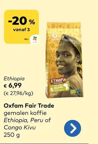 Bio Planet Oxfam fair trade ethiopia aanbieding