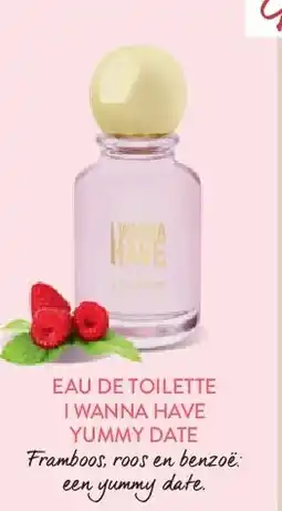 Di EAU DE TOILETTE I WANNA HAVE YUMMY DATE aanbieding