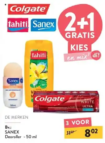 Di SANEX Deoroller - 50 ml aanbieding