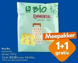 OKay Boni Bio emmental geraspt aanbieding