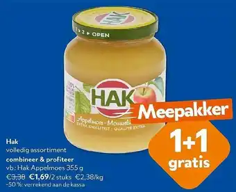 OKay Hak Appelmoes aanbieding