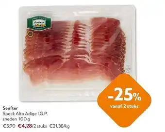 OKay Speck Alto Adige I.G.P. sneden aanbieding