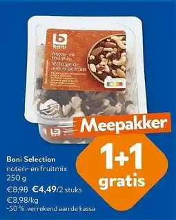 OKay Boni Selection noten- en fruitmix aanbieding