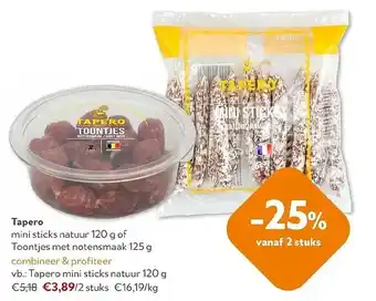 OKay Tapero mini sticks natuur aanbieding