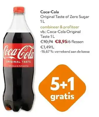 OKay Coca-Cola Original Taste of Zero Sugar aanbieding