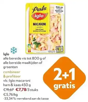 OKay Iglo macaroni ham & kaas aanbieding