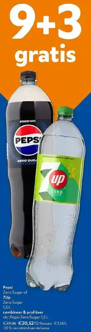 OKay Pepsi Zero Sugar & 7Up Zero Sugar aanbieding