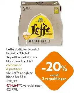 OKay Leffe of Tripel Karmeliet aanbieding