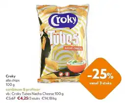 OKay Croky Tubes Nacho Cheese aanbieding