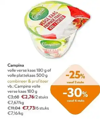 OKay Campina volle verse kaas aanbieding