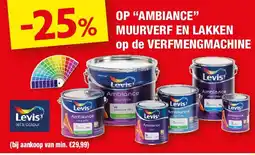 Hubo OP “AMBIANCE” MUURVERF EN LAKKEN op de VERFMENGMACHINE aanbieding