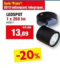 Hubo LEDSPOT 1 x 250 lm aanbieding