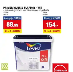 Hubo PRIMER MUUR & PLAFOND - WIT aanbieding