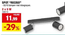 Hubo SPOT “RECISO” 2 x 5 W aanbieding